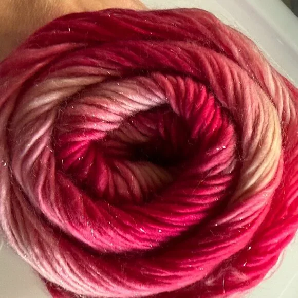 Loops & Threads Facets | Medium 4 | Dragon Fruit | 2 Skeins - Picture 2 of 4